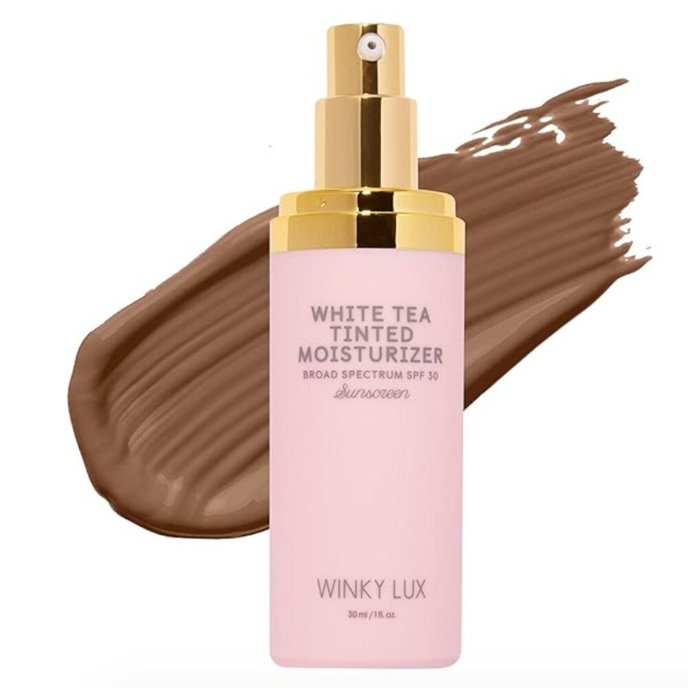 Winky Lux White Tea DEEP Tinted Moisturizer SPF 30 Sunscreen, with Vitamin E